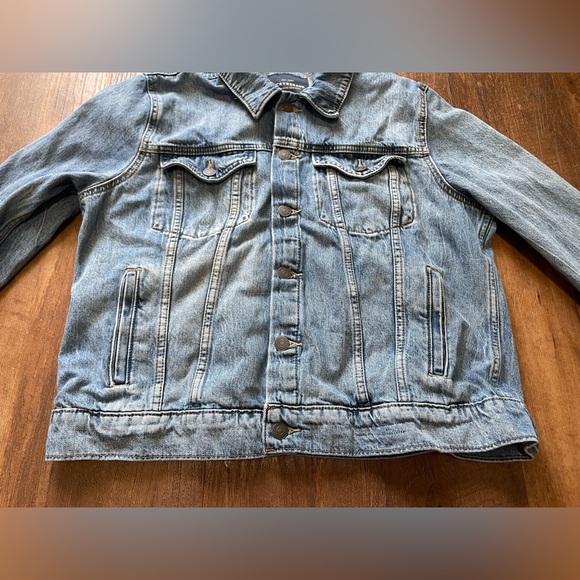 Lucky Brand medium wash denim jacket womens size XL - Picture 3 of 6